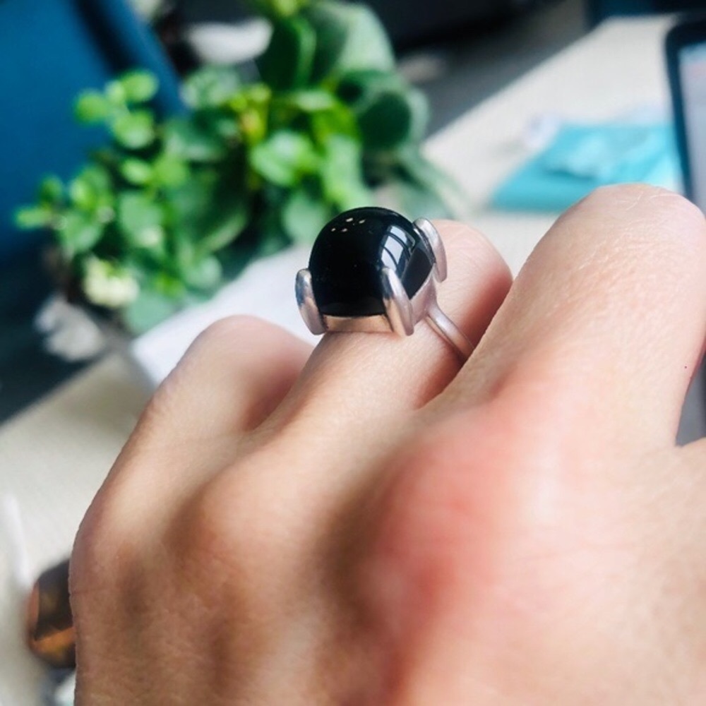 Tiffany & Co Paloma Picasso Sugar Stacks Black Onyx Ring